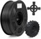 IEMAI ABS CF 1Kg, Kohlefaser ABS Filament 1.75mm, ABS Schwarz mit 20% Carbon Fibre, ABS CF 3D Drucker Filament 1.75mm, Maßgenauigkeit +/- 0,02 mm