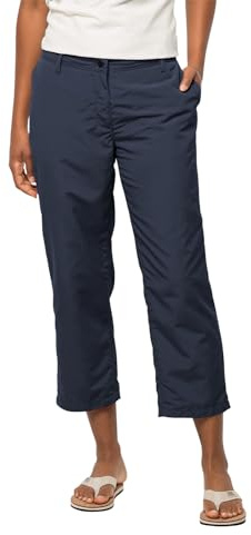Jack Wolfskin Damen Kalahari 7/8 Pants W Freizeithose, Night Blue, 36