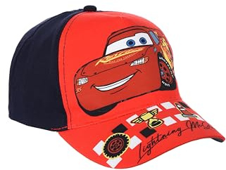 Disney Pixar Cars Gorro para Niños, Clasica Gorra de Beisbol, Gorra Lightning Mcqueen, Regalo para Niños | Azul Marino