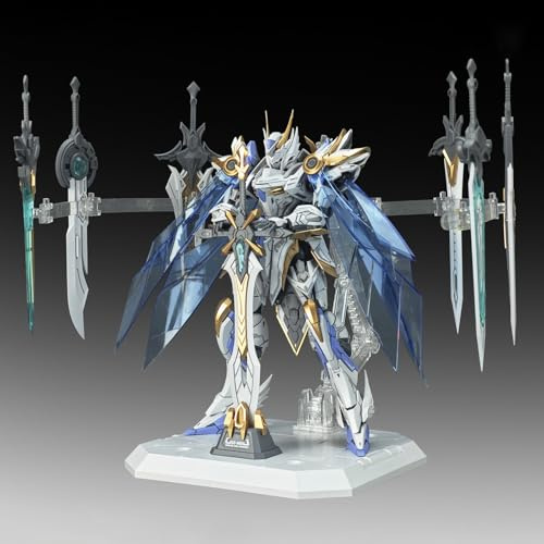 GWTCTOY 1:144 Plastic Model Action Figures Kits, Divine Invoker Percival, 16CM Mecha Model, Easy to Assembl