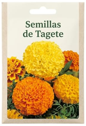 Semillas de Tagete para Jardín de Verano con Floración Intensa en Macetas y Borduras DECOALIVE