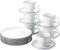 Thomas Cucina-Basic, Colori Black, weiss mit schwarzen Rand, Set 18-tlg., Frühstücksteller, Kombi-Tassen & Untertassen, spülmaschinen- & sikrowellenfest, schlichtes Design - ästhetisch und funktionell