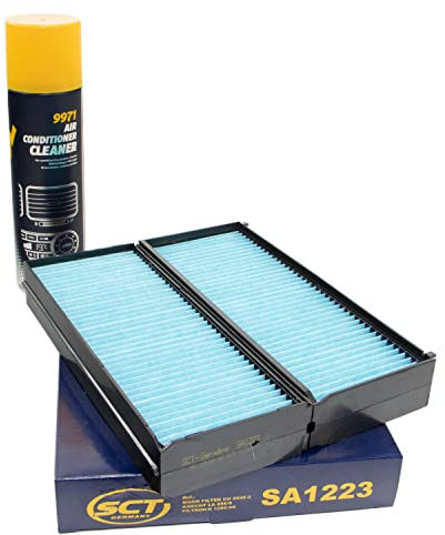 Filtre d'habitacle SA1223 + nettoyant pour climatisation 520 ml MANNOL