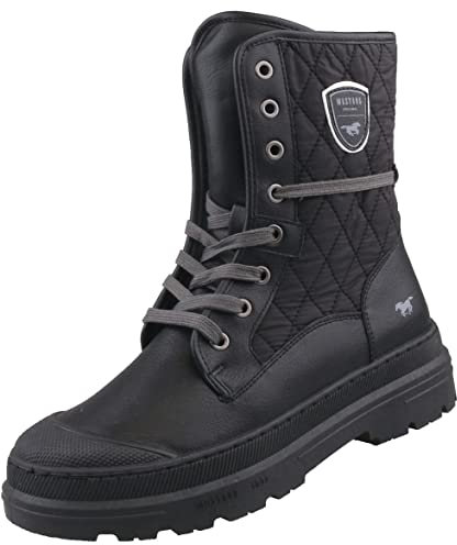 MUSTANG Damen Stiefeletten Schwarz, Schuhgröße:EUR 41
