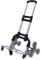 Aluminium Treppensteiger Sackkarre klappbar, 40kg-Tragkraft Druckguss-Treppenwagen mit10 Rädern Schwarzer Höhenverstellba Transportkarre mit wasserdichte Canvas Tasche
