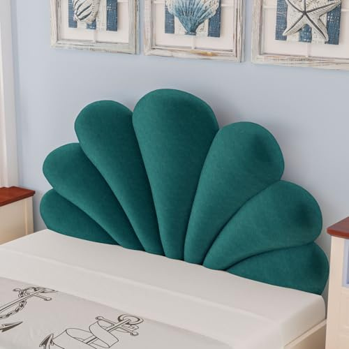 Conchiglia Testiera letto 140 160, cuscino da parete per cameretta, morbido cotone PP, imbottitura da parete per sedersi, decorazione per camera da letto