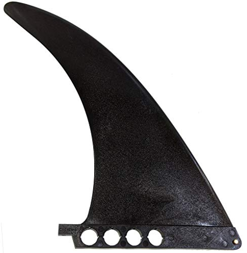 11 US Box Center Single Fin Skeg Hard Plastic for Longboard Nose Rider Surfboard SUP Stand up Paddleboard (Black (no Screw Included))