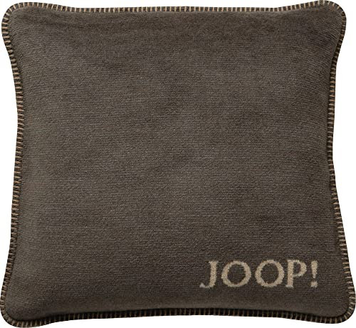 Joop! Kissen Uni Doubleface Kastanie-Cashew Baumwolle/Polyacryl, Maße: 50cm x 50cm, 754677