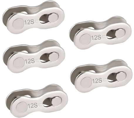5 Pairs 12-Speed Bicycle Chains, Durable & Easy Installation Cycling Maintenance Accessory Essential Cycling Accessory