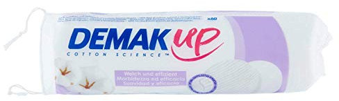Demak'Up Original 60 Dischetti Struccanti, Non Sbiancati, Fibre di Cotone Naturali