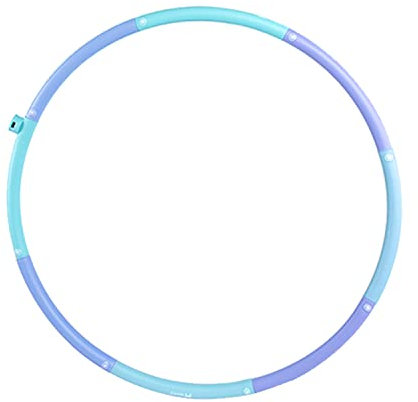 Hula Hoop Reifen AsVIVA HH1 Fitnessreifen 1,2 kg, Variable Größe 75-96 cm Gymnastikreifen Gewichtsabnahme