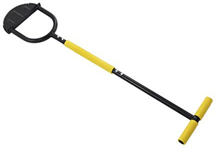 Coupe-bordure Manuel à Manche Long, Outil de Couverture de Pédale en éponge, échelle de 96 Cm, Ustensile à Long Manche en Forme de Demi-lune, Outil en Acier Large en éponge,