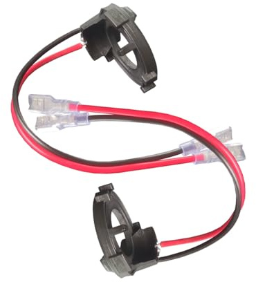 CGEAMDY 2PCS H7 LED Scheinwerfer Birnenhalter Adapter, Auto Birnen LED-Scheinwerfer Basis, Lampenfassung Unterstützung Steckdose Zubehör Halter Lampen(D114A)