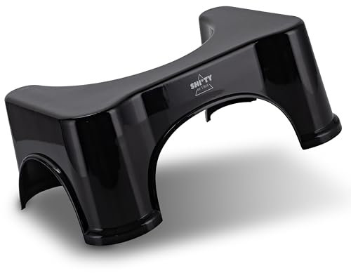 T.Rue Toilettenhocker - Erwachsene, Klohocker - Hilfe und Unterstützung bei Reizdarm, Blähungen und Hämorrhoiden - Entspannte Darmentleerung - 42X27X17cm