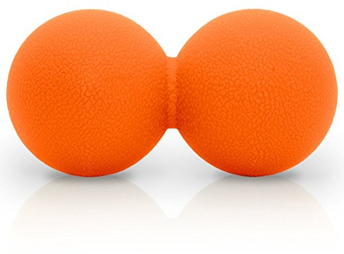 Bola de lacrosse de doble masaje con punto de gatillo para terapia de tejido profundo y liberación muscular