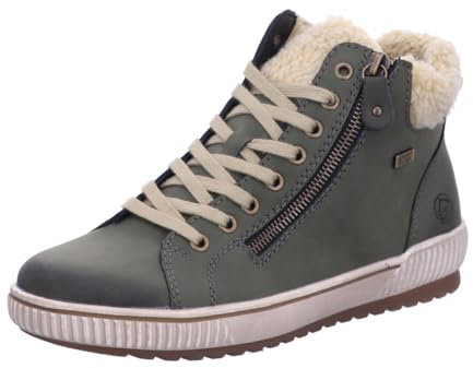 Remonte Damen D0770 Mode-Stiefel, moor/Beige/Forest / 54, 41 EU