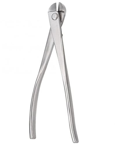 Cesoie da potatura da giardino in acciaio inossidabile con bordo tondo da 210 mm, forbici da taglio per rami, taglierina per piante da albero per attrezzi per bonsai
