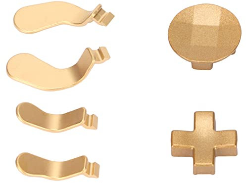 Elite Controller 2 Paddles Elite Controller 2 Edelstahl Gelb 4 Trigger Paddles und 2 Austauschbare D Pads Edelstahl Ersatzteile für One Elite Series 2