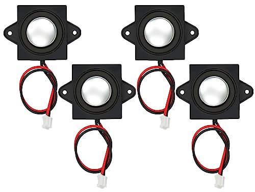 ALMOCN 3W 8 Ohm Audio Stereo Speaker Full Range Mini Portable Advertising Speakers (3W 8Ohm 4pcs)