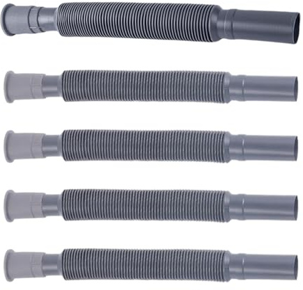 Flexible de Vidage d'Évier - Kit de Tuyau de Vidange Flexible pour Évier,Accessoire De Salle De Bain 5 Pièces Tuyau De Vidange Ajustable De Remplacement Pour Appartement Hôtel Dortoir