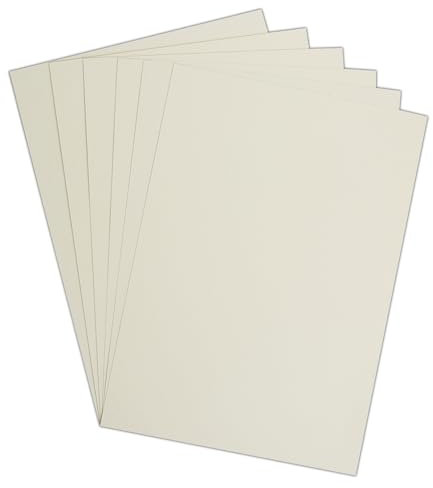 Stephens Cream Coloured Card A4 210gsm 25 Sheets, Great For Printing, Photocopying, Card Making, Decoupage, And Scrapbook Designs, Perfect Cardboard Base For Craft Projects, Essential Stationery Item
