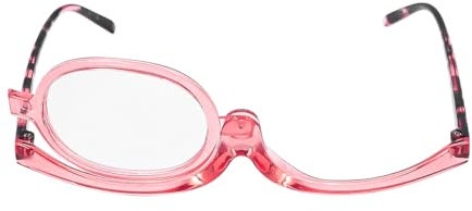 ANCLLO Make-up-Brille, Lesebrille für Damen, 1,5 drehbare einrandige Brille für Augen-Make-up-Wimpern