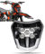 DREAMIZER Motorradscheinwerfer, 6000K Dirtbike Scheinwerfer mit Tagfahrlicht für Enduro Motocross Supermoto Naked Bike Kompatibel mit EXC SXF XC SX XCW 125 250 300 350 450 530, 2018-2023