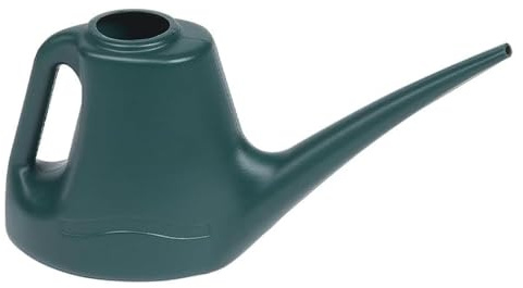 Plant Watering Can 1L Green Durable Plastic Design for Indoor Outdoor Plants Easy to Carry with Comfortable Grip and Smooth Pour Spout Ideal for Garden Use by Zinnia