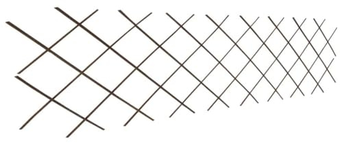 Tonture Recinzione in vimini naturale, 180 x 60 cm, 5 elementi di recinzione, espandibile, resistente alle intemperie, oscurante, per giardino, terrazza, giardino anteriore, delimitazione e protezione