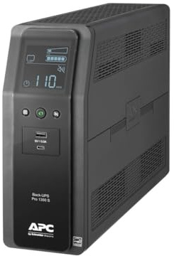 APC UPS 1350VA/810W Pure Sine Wave UPS for Computer, Electronics, BR1350MS