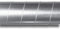 Tuyau de ventilation en acier galvanisé - Diamètre : 150 mm - Longueur : 1 m