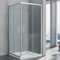 SIRHIONA Box Doccia 76 x 76 cm, Parete Doccia Estensibile Porta Doccia Scorrevole con Accesso Angolare