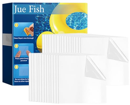 30 toppe autoadesive trasparenti gonfiabili per piscina, kit di riparazione impermeabili per materassi ad aria, gonfiabili, anelli da nuoto, piscine per casa