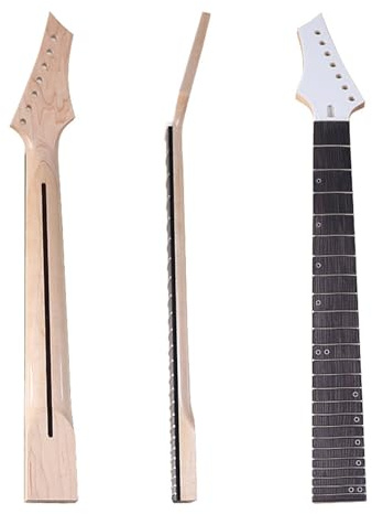 gitarrhals 7 strängad vänsterhänt 24 bands lönn gör det själv professionell gitarrtillbehör