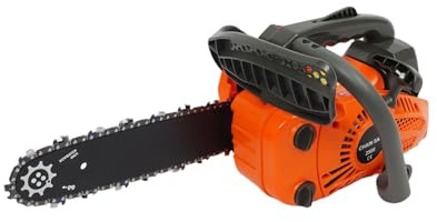 Motosierras de gasolina de 25.4cc, motor de gasolina de 2 tiempos para corte de madera, motosierras de gasolina de 9000RPM 900W con diámetro de corte de 30cm, inalámbricas de