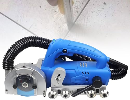 Nicvrea Limpiador Eléctrico de Juntas de Azulejos - Limpiador de Grietas de Azulejos, Removedora de Lechada de 1200 W, 9000 r/Min C