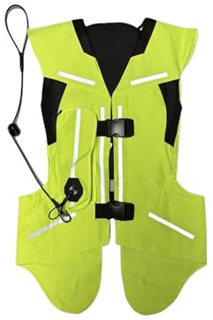 Chaleco de airbag para motocicleta y equitación, chaqueta de seguridad de alta movilidad, equipo ecuestre unisex para mayor protección y comodidad
