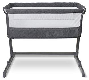 BABYLO BABYLO Bedside Cozi Sleeper Co-Sleeping Crib, Grey