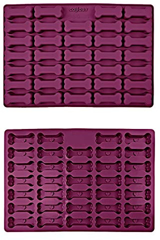 Collory molde de silicona para hornear huesos grandes (7cm), molde para hornear huesos para galletas y golosinas para perros, molde para praliné, antiadherente y apto para alimentos (sin BPA)