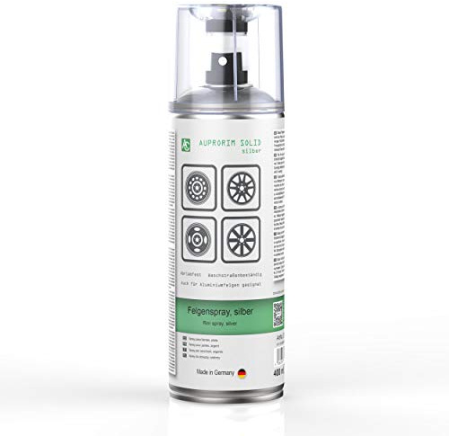 AUPROTEC AUPRORIM SOLID sprayfärg för fälgar silver fälgspray bil sprayfärg silver 1 x 400 ml