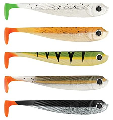 Lieblingsköder Gummifische 7cm - 5 Angelköder, Farbe Lieblingsköder:Firetail Edition