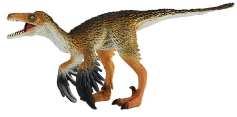 MOJO – Troodon with Articulated Jaw | Hand-Painted Toy Figure | Prehistoric Dinosaurs Collection | True to Life & Highly Detailed | Designed in UK