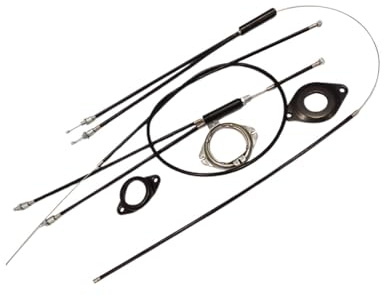 rockible Cavi Freno giroscopici per Bici BMX, Set di Cavi rotore Standard Sturdy, Set di Cavi Anteriori Posteriori Superiori Inferiori