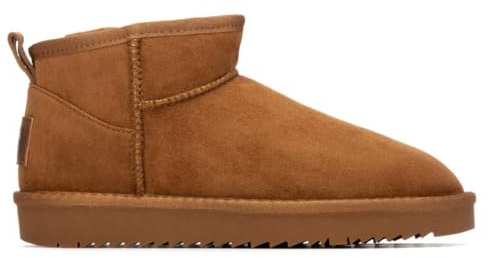 XTI - Botín Mujer Camel - Calzado Cómodo y Versátil - Moda casual - Modelo 14444201 (Talla 36)