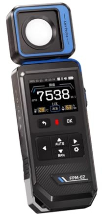 Cpolebev FPM-02 Mini Luxómetro Digital Profesional Luxómetro 99990Lux Iluminómetro Fotómetro Luxómetro