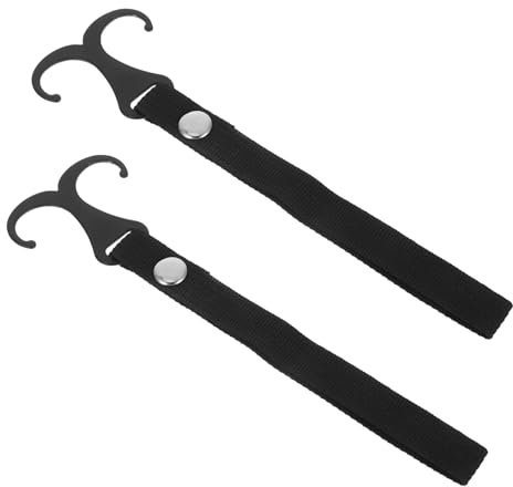 ERINGOGO 2 pezzi Ganci Passeggino in Acciaio Inossidabile Ganci Accessori per Passeggino Senza Foratura Supporto Borse Pannolini e Borse Shopping Clip per Passeggini Scooter Elettrici e