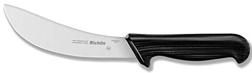 Richlin Skinning Knife,6-Inch Chef Knife Skinning Butcher Knife,Ultra Sharp Kitchen Knife Made of High Carbon Stainless Steel(Black)