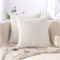 Artscope 2er-Set Dekorativ Kissenbezüge 60 x 60 cm Kordsamt Reine Farbe Kissenbezug Weicher Plüsch Kissenhülle Set Kissen Fall für Sofa Auto Schlafzimmer Zuhause Zierkissenbezüge (Beige 60 x 60 cm)