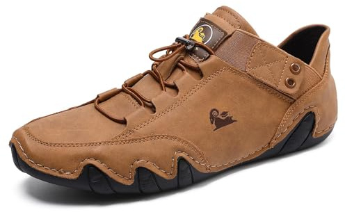 Generisch Scarpe da piedi nudi da uomo, impermeabili, Alpaca a piedi nudi, scarpe da donna e uomo Unsex Ortopedici Slipper & Mocassini Barefoot Shoes impermeabili Scarpe da trekking in pelle 38 48