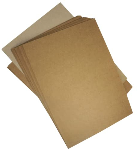 Netuno 100 Fogli di Carta Kraft Marrone Formato A3 297 x 420 mm 100g Carta Riciclata Naturale di Alta qualità Carta Ecologica Vintage per bricolage Fai da Te lavoretti creativi Scrapbooking